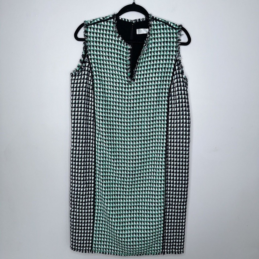 Carlisle New York Women’s Delancey Tweed Dress Raw Edge Size 2